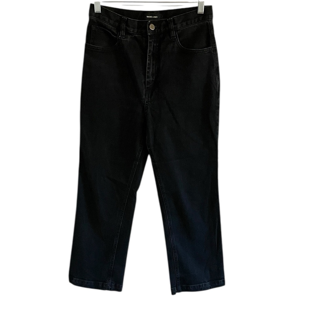 Rachel Comey Cropped Straight Leg Jeans Women Size‎ 6 High Rise Black